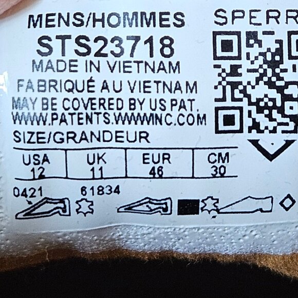 NWOT Sperry Men's Pluswave Ankle Boots, Tan, Sz 12 - Picture 16 of 16